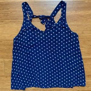 Polka dot tank top